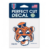 Auburn Tigers Decal 4x4 Perfect Cut Color College Vault Design