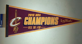 Cleveland Cavaliers Pennant 12x30 2016 Champions Design CO