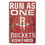 Houston Rockets Sign 11x17 Wood Slogan Design