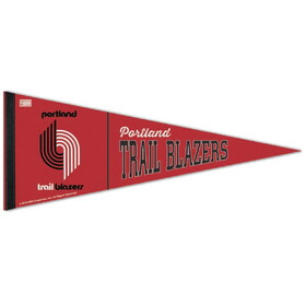 Wincraft Portland Trail Blazers Pennant 12x30 Premium Style Hardwoods Design