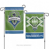 Seattle Sounders Flag 12x18 Garden Style 2 Sided