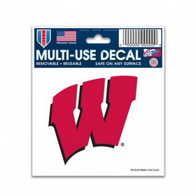 Wisconsin Badgers Decal 3x4 Multi Use
