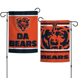 Chicago Bears Flag 12x18 Garden Style 2 Sided Slogan Design