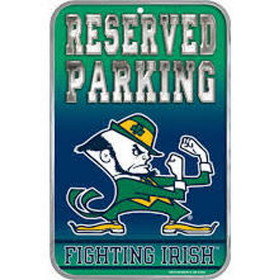 Notre Dame Fighting Irish 11x17" Reserved Parking Sign