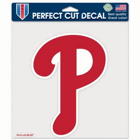 Philadelphia Phillies Decal 8x8 Die Cut Color
