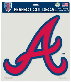 Atlanta Braves Decal 8x8 Die Cut Color