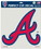 Atlanta Braves Decal 8x8 Die Cut Color