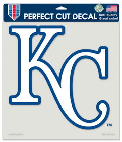 Kansas City Royals Decal 8x8 Die Cut Color
