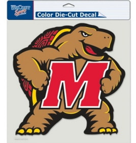 Maryland Terrapins Decal 8x8 Perfect Cut Color
