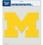 Michigan Wolverines Decal 8x8 Die Cut Color
