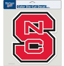 North Carolina State Wolfpack Decal 8x8 Perfect Cut Color