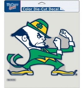 Notre Dame Fighting Irish Decal 8x8 Die Cut Color