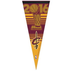 Cleveland Cavaliers Pennant 12x30 Premium Style 2016 Champs Celebration w/o Players Design CO