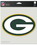 Green Bay Packers Decal 8x8 Die Cut Color
