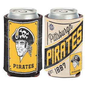 Pittsburgh Pirates Can Cooler Vintage Design