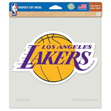 Los Angeles Lakers Decal 8x8 Die Cut Color