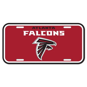 Atlanta Falcons License Plate Plastic