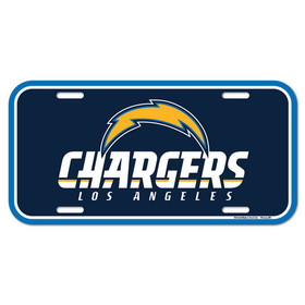 Los Angeles Chargers License Plate Plastic