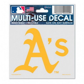 Oakland Athletics Decal 3x4 Multi Use