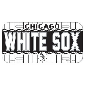 Chicago White Sox License Plate Plastic