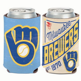 Milwaukee Brewers Can Cooler Vintage Design