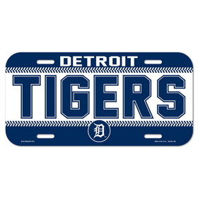 Detroit Tigers License Plate Plastic