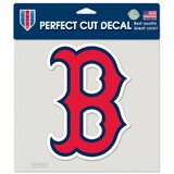 Boston Red Sox Decal 8x8 Perfect Cut Color B Logo
