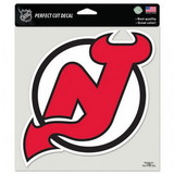 New Jersey Devils Decal 8x8 Perfect Cut Color