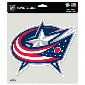 Columbus Blue Jackets Decal 8x8 Perfect Cut Color