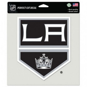 Los Angeles Kings Decal 8x8 Perfect Cut Color