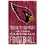 Arizona Cardinals Sign 11x17 Wood Proud to Support Design