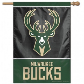 Milwaukee Bucks Banner 28x40 Vertical