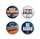 Chicago Bears Buttons 4 Pack