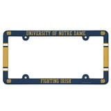 Notre Dame Fighting Irish License Plate Frame - Full Color