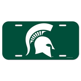 Michigan State Spartans Plastic License Plate