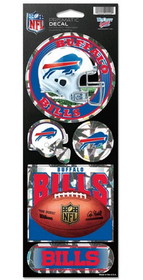 Buffalo Bills Decal 4x11 Die Cut Prismatic Style
