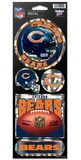 Chicago Bears Stickers Prismatic