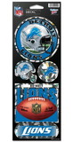 Detroit Lions Stickers Prismatic