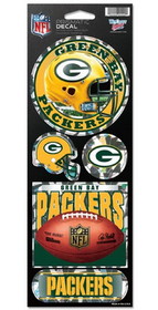 Green Bay Packers Stickers Prismatic