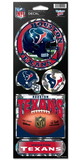 Houston Texans Stickers Prismatic