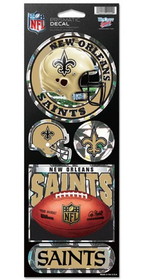New Orleans Saints Stickers Prismatic