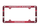 Wisconsin Badgers License Plate Frame - Full Color