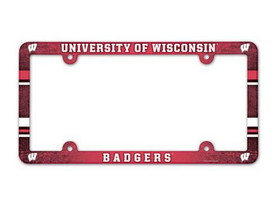 Wisconsin Badgers License Plate Frame - Full Color
