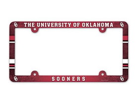 Oklahoma Sooners License Plate Frame - Full Color