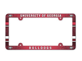 Georgia Bulldogs License Plate Frame - Full Color