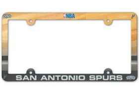 San Antonio Spurs License Plate Frame - Full Color