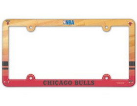 Chicago Bulls License Plate Frame - Full Color