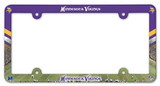 Minnesota Vikings License Plate Frame Plastic Full Color Style