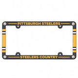Pittsburgh Steelers License Plate Frame Plastic Full Color Style