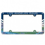 Los Angeles Rams License Plate Frame Plastic Full Color Style